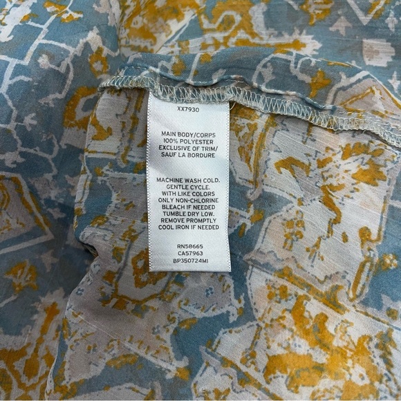 Sun & Shadow Sleeveless Tunic Tank Women's Size Small Flowy Sheer Open Front - Picture 6 of 9